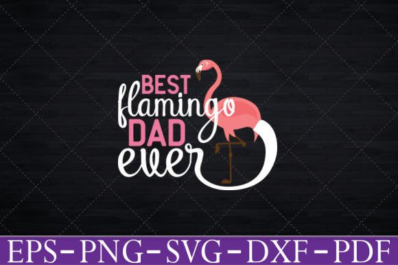 Best Flamingo Dad Graphics & T-Shirt Designs