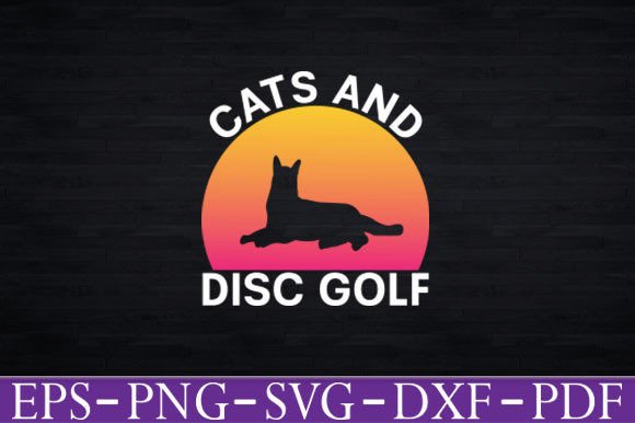 Cats and Disc Golf: T-Shirt Designs & Graphics