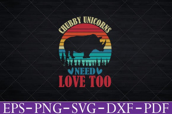 Chubby Unicorns Graphics & T-Shirt Designs That Work