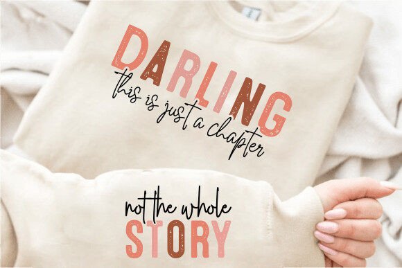 Darling This is Just a Chapter SVG: T-Shirt Design Graphics