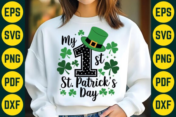 My 1st St. Patrick’s Day SVG Design: Graphics & T-Shirt Designs