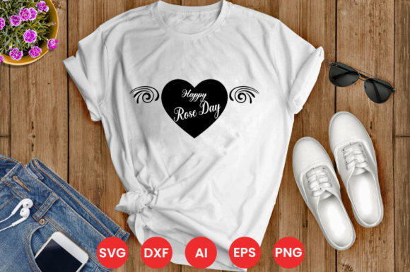ROSE DAY SVG T-SHIRT DESIGN: A Crafts Graphics Review