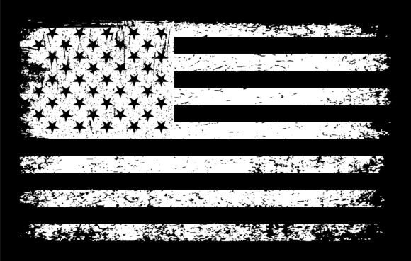 USA Vintage Distressed Flag Design: Graphics for T-Shirt Designs